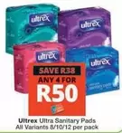 Ultra - Sanitary Pads