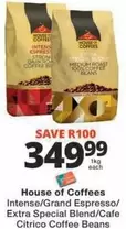 Intense/Grand Espresso/Extra Special Blend/Cafe Citrico Coffee Beans