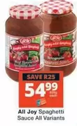 All Joy - Spaghetti Sauce