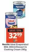 Nestlé - Ideal Evaporated Milk / Dessert & Cooking Cream