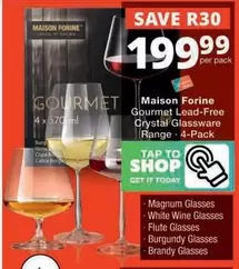 Gourmet - Lead-Free Crystal Glassware Range