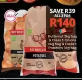 Butternut & Onions & Potatoes