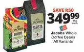 Jacobs - Whole Coffee Beans All Variants