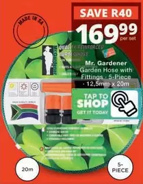 Today - Garden Hose with Fittings - 5-Piece