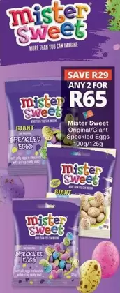Mister Sweet - Original/Giant Speckled Eggs 100g/125g