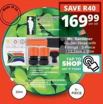 Today - Garden Hose with Fittings, 5-Piece