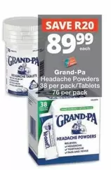 Grand-Pa - Headache Powders