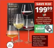 Gourmet - Lead-Free Crystal Glassware Range