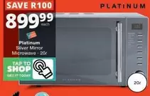 Platinum - Silver Mirror Microwave