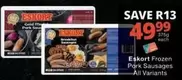 Eskort - Frozen Pork Sausages