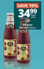 All Gold - Tomato Sauce