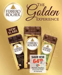 Ferrero Rocher - Chocolate Slab