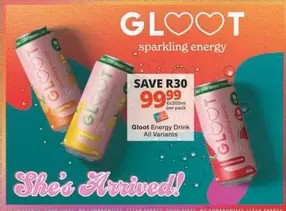 Gloot Sparkling Energy