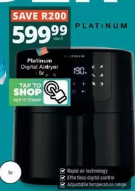 Platinum - Digital Airfryer