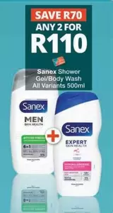 Sanex - Shower Gel/Body Wash