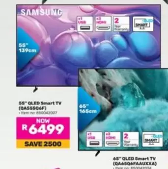 Samsung - QLED Smart TV (QA55S06F)