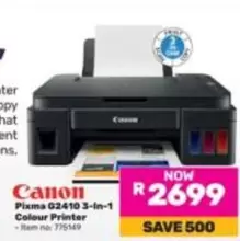Canon - Pixma G2410 3-in-1 Colour Printer