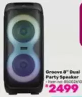 Groove 8" Dual Party Speaker