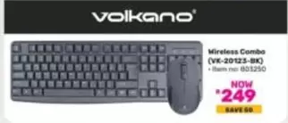 Volkano - Wireless Combo (VK-20123-BK)