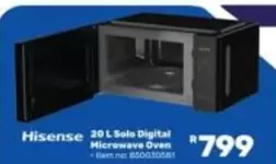 Hisense - 20 L Solo Digital Microwave Oven