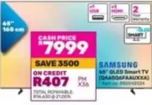 Samsung - 65" QLED Smart TV (65Q60Q6FAAUXXA)