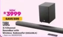 jbl - 3.1 Channel Soundbar with Wireless Subwoofer (SBSS40BLK)