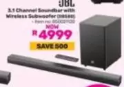 jbl - 3.1 Channel Soundbar with Wireless Subwoofer (SB560)