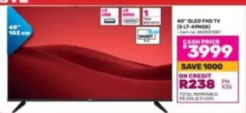 Total - 40" QLED FHD TV (LT-49NQS)