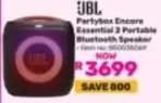 jbl - Partybox Encore Essential 2 Portable Bluetooth Speaker