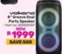 Volkano - 8" Groove Dual Party Speaker