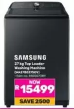 Samsung - 27 kg Top Loader Washing Machine (WA2786375OV)