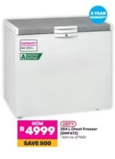 Defy - 254 L Chest Freezer (DMF-473)