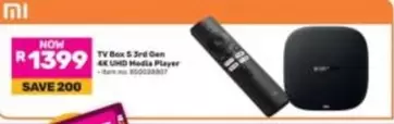 TV Box S 3rd Gen 4K UHD Media Player