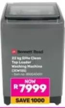 22 kg Elite Clean Top Loader Washing Machine