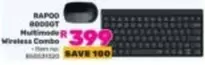 Rapoo 8000GT Multimode Wireless Combo
