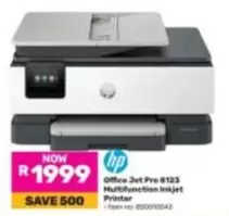 HP - Office Jet Pro 8123 Multifunction Inkjet Printer