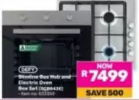 Defy - Slimline Gas Hob and Electric Oven Box Set (DCB8432)
