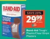 Tough/Plastic/Clear Strips Plasters