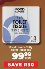2 Ply Toilet Tissue 18s