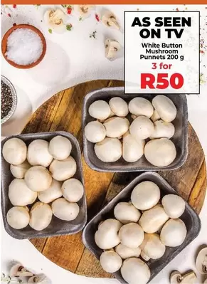 White Button Mushroom Punnet