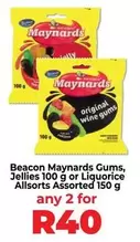 Maynards Gums, Jellies or Liquorice Allsorts