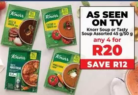 Knorr - Soup or Tasty Soup Assorted