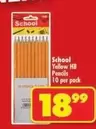 Yellow HB Pencils