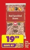 Lion - Red Speckled Beans
