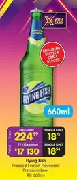 Flying Fish - Pressed Lemon Flavoured Premium Beer RB 660ml