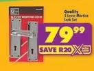 Cars - Quality 5 Lever Mortise Lock Set