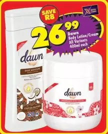 Dawn - Body Lotion/Cream All Variants