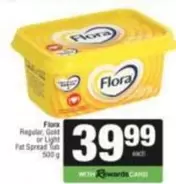 Flora - Regular, Gold or Light Fat Spread tub