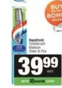 Aquafresh - Toothbrush Medium Clean & Flex