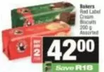 Bakers - Red Label Cream Biscuits